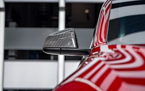 Red Rocket 2024 Tesla Model 3 Performance with Carbon Fiber Aero Kit on UP Forged UP-03 Wheels in Gloss Black 14 Red Rocket 2024 Tesla Model 3 Performance with Carbon Fiber Aero Kit on UP Forged UP-03 Wheels in Gloss Black