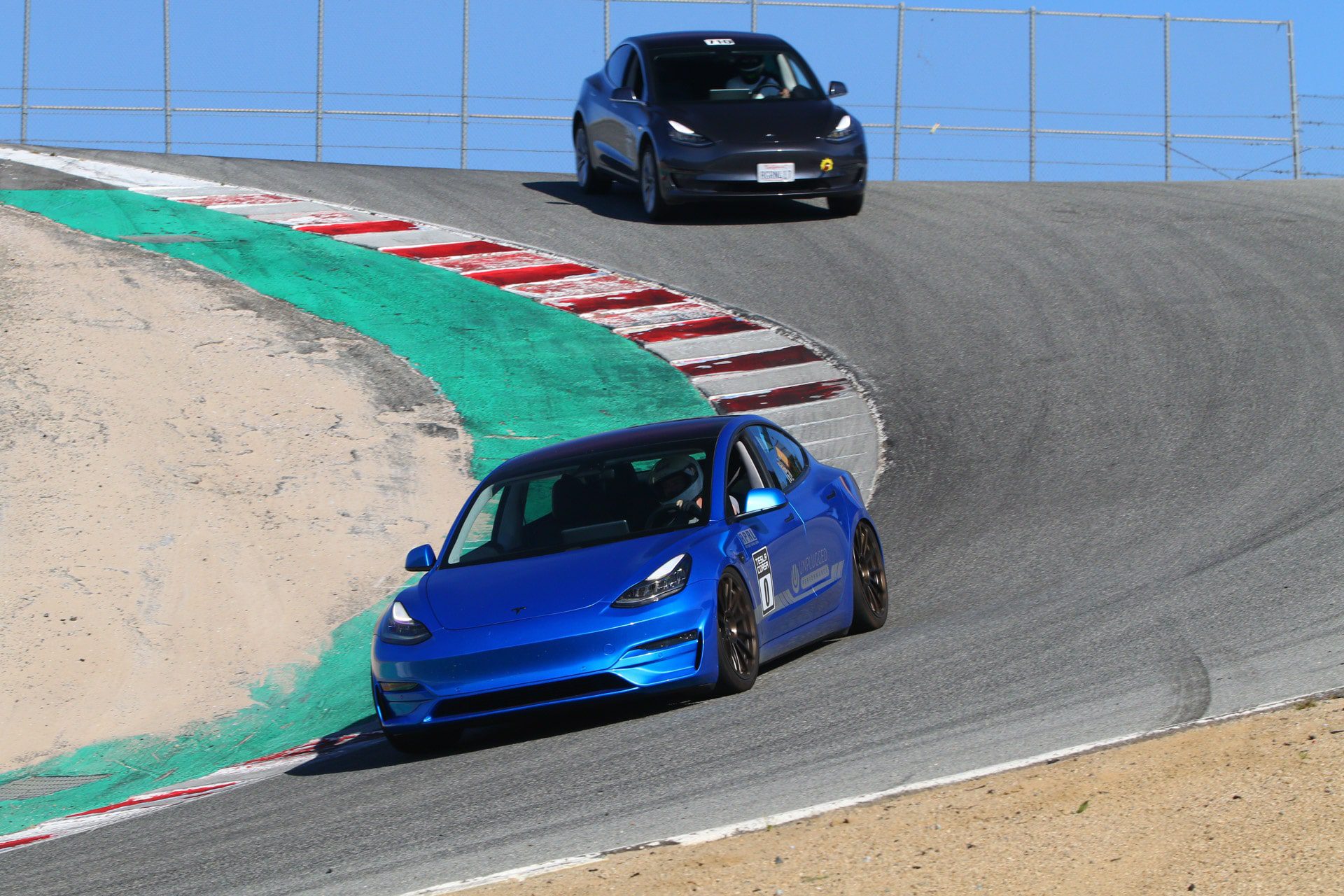 Adjustable Sway Bars for Tesla Model 3 - Laguna Seca