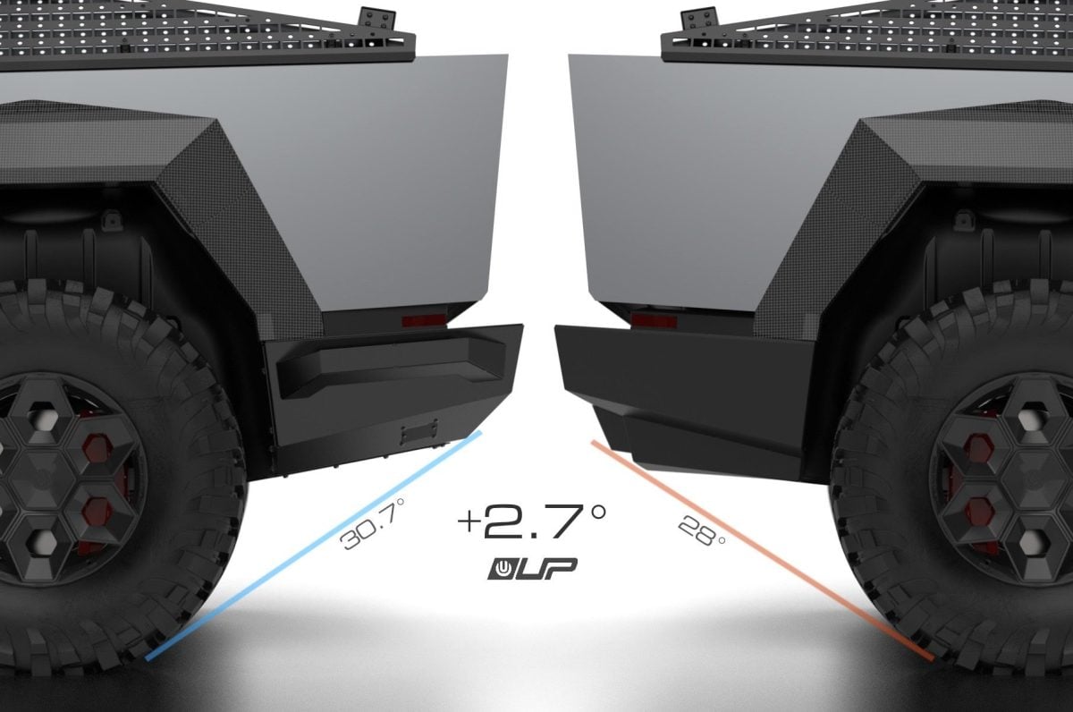 Cybertruck Invincible HD Rear bumper departure angle