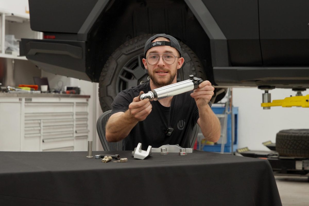 How UP CYBRSHOCKS Transforms the Cybertruck’s Ride Without Touching Tesla’s Factory Suspension