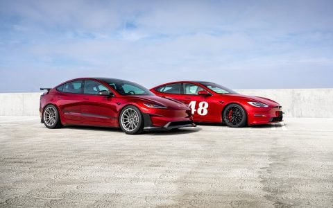 Red Mica Tesla Model S Plaid & Ultra Red Tesla Model 3 Performance Highland Track Builds - UP-03 Forged Race Wheels 3 Red Mica Tesla Model S Plaid _ Ultra Red Tesla Model 3 Performance Highland Track Builds with UP-03 Forged Race Wheels 3840px (12)_1