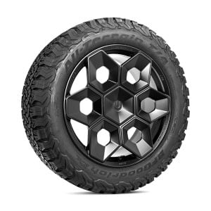 Tesla Cybertruck 22-Inch UP Forged CYBRHEX Wheel and Tire Package