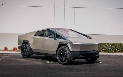 Tesla Cybertruck UP Forged CYBRNOVA 24 Inch Satin Black Wheels UP Titanium Lug Nuts Unplugged Performance 2(1)