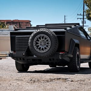 Tesla Cybertruck UP INVINCIBLE®  Spare Tire Carrier