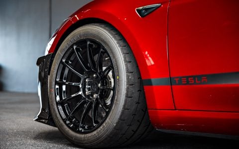 Red Rocket 2024 Tesla Model 3 Performance with Carbon Fiber Aero Kit on UP Forged UP-03 Wheels in Gloss Black 10 Red Rocket 2024 Tesla Model 3 Performance with Carbon Fiber Aero Kit on UP Forged UP-03 Wheels in Gloss Black