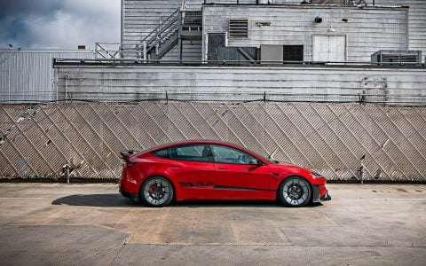 Red Rocket 2024 Tesla Model 3 Performance on 20 Inch UP Forged UP-RW Road Warrior Wheels 14 Red Rocket 2024 Tesla Model 3 Performance on 20 Inch UP Forged UP-RW Road Warrior Wheels