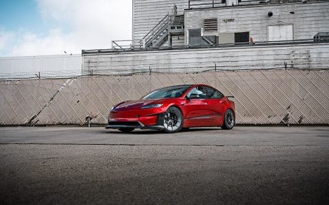 Red Rocket 2024 Tesla Model 3 Performance on 20 Inch UP Forged UP-RW Road Warrior Wheels 9 Red Rocket 2024 Tesla Model 3 Performance on 20 Inch UP Forged UP-RW Road Warrior Wheels