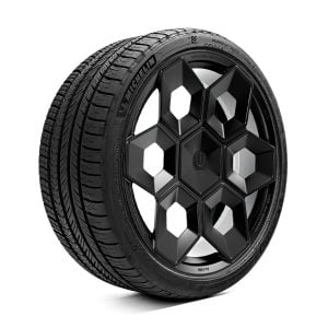 Tesla Model X 21-Inch UP Forged CYBRHEX Wheel and Tire Package