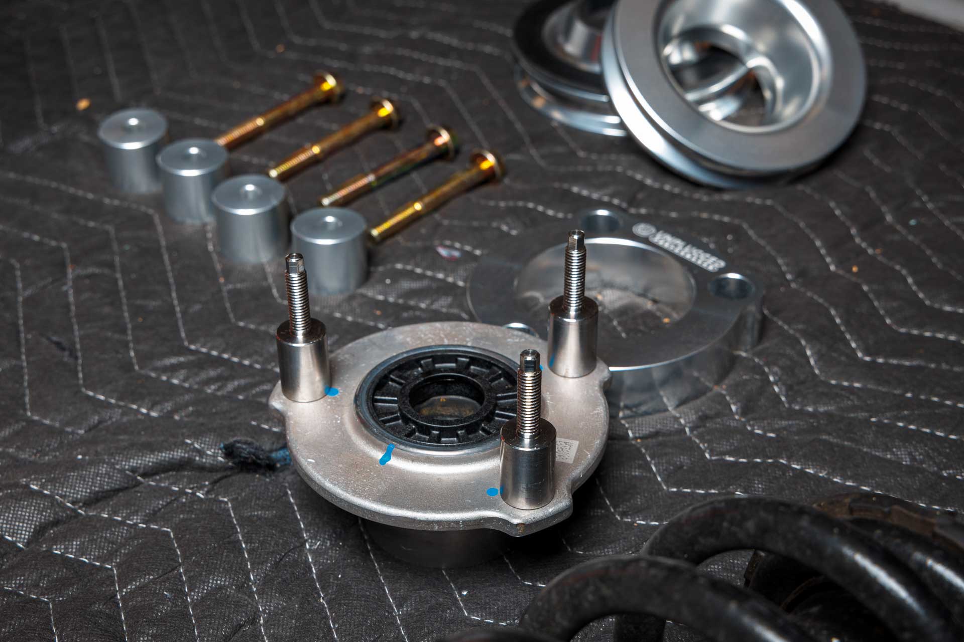 Tesla Model Y Leveling Lift Kit: Gain Ground Clearance, Keep Factory Comfort 6 Tesla-Model-Y-with-Leveling-Lift-Kit-by-Unplugged-Performance-9