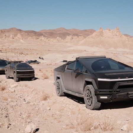 Trona Pinnacles Adventure with UP INVINCIBLE Parts and the Cybertruck Cyber Odyssey Community