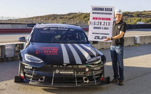Unplugged Performance Model S Plaid Sets New EV Record At Laguna Seca Hero Image 1