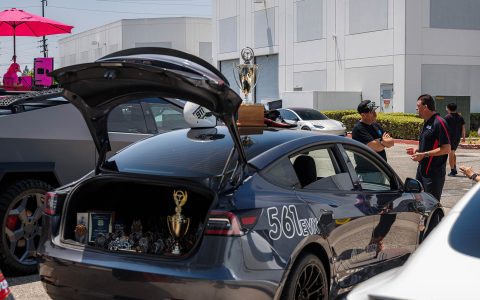 Welcoming Hundreds of Tesla Enthusiasts to Experience the Future of Tesla Customization 7 Outside of the Unplugged Performance Open House Event August 2nd.
