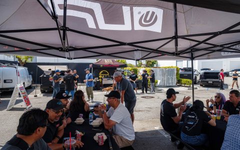 Welcoming Hundreds of Tesla Enthusiasts to Experience the Future of Tesla Customization 45 Outside of the Unplugged Performance Open House Event August 2nd.