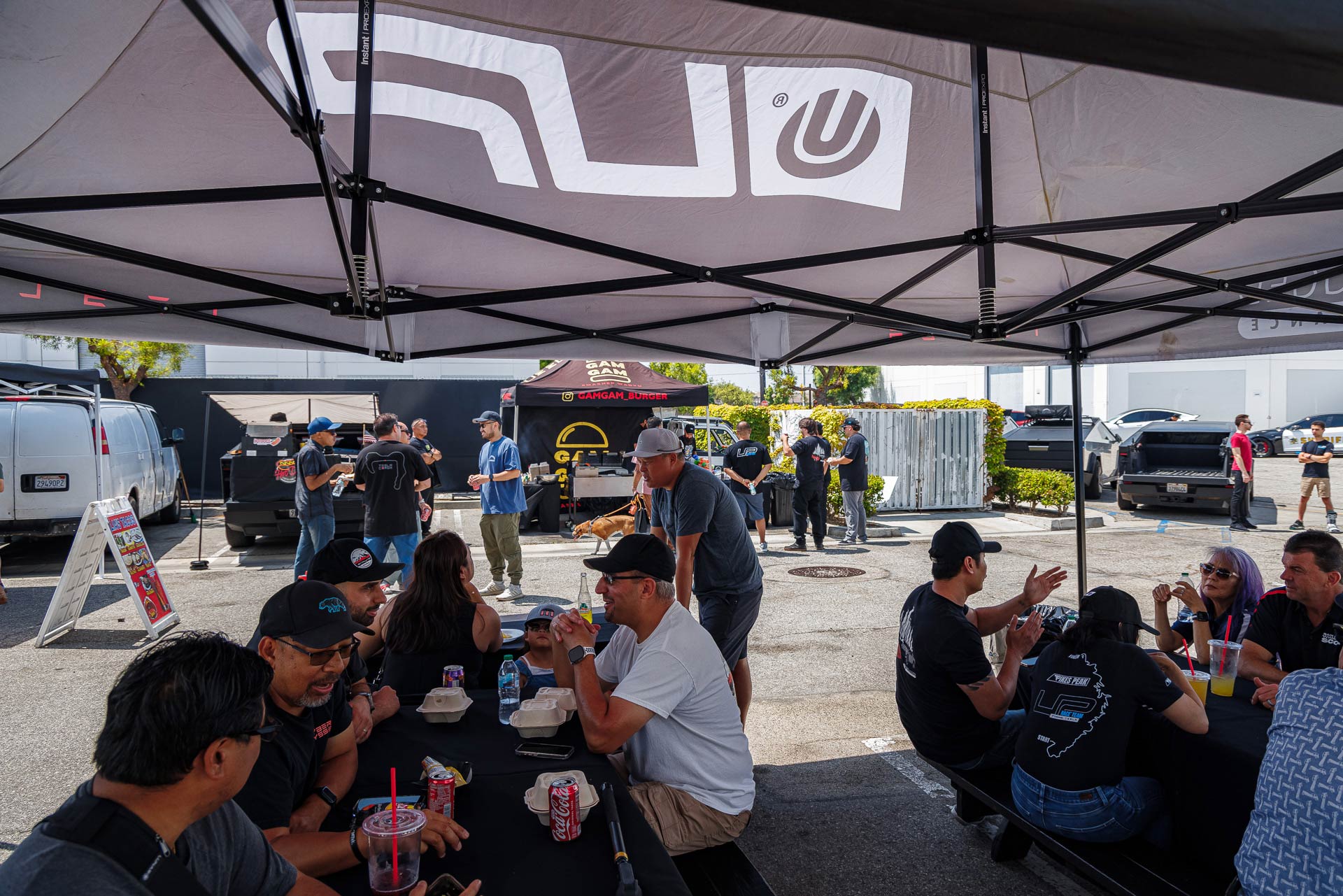 Welcoming Hundreds of Tesla Enthusiasts to Experience the Future of Tesla Customization 1 Outside of the Unplugged Performance Open House Event August 2nd.