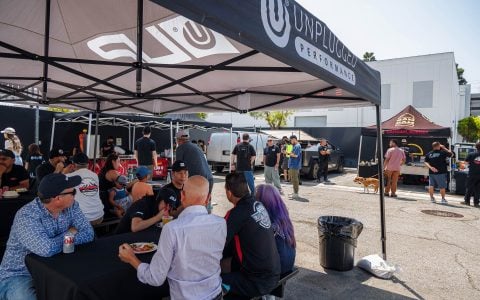 Welcoming Hundreds of Tesla Enthusiasts to Experience the Future of Tesla Customization 4 Outside of the Unplugged Performance Open House Event August 2nd.