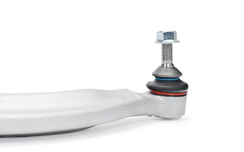 Unplugged Performance Tesla Model 3 Front Lower Control Arms Fore Aft Spherical Bushing 6