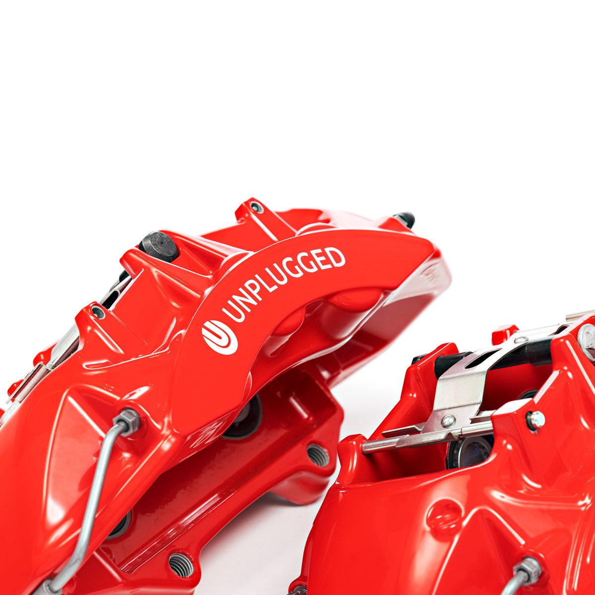 Tesla Model S / Plaid (2021+) Front Large Sweep Carbon Ceramic Rotor + Brake Pad Kit