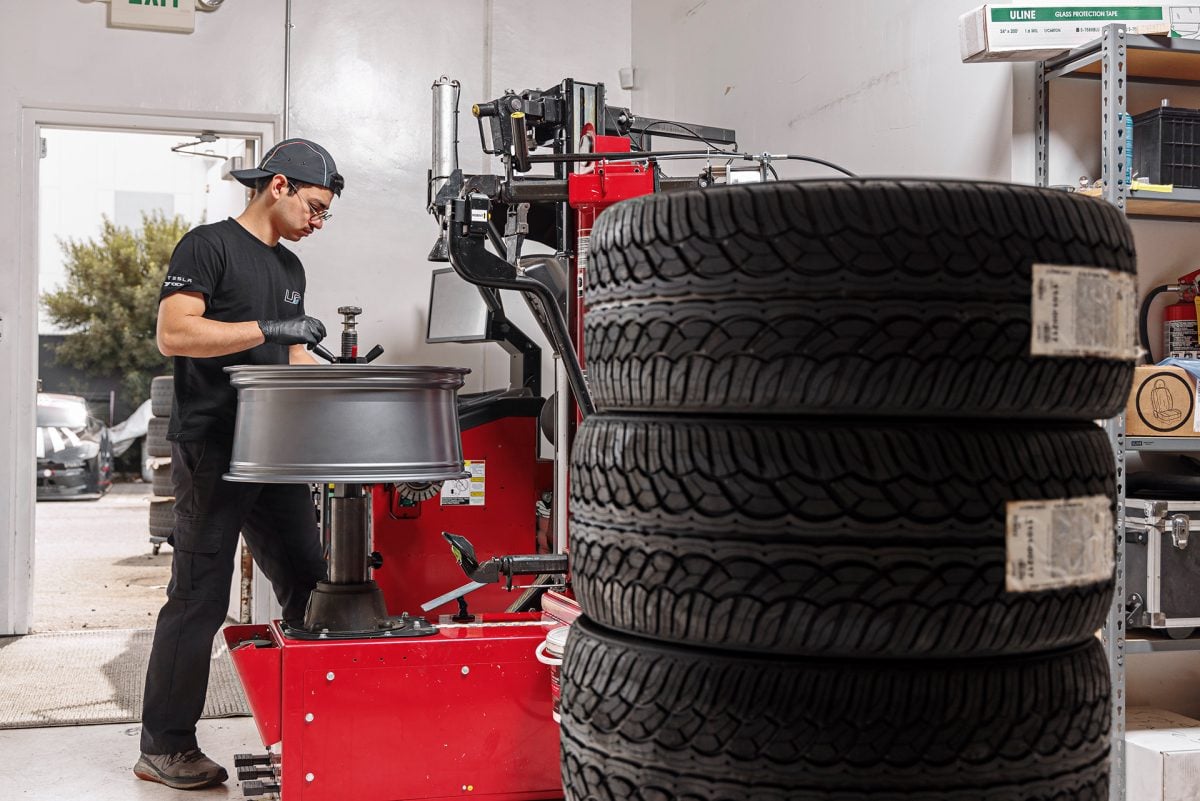 Tesla Wheel and Tire Installs